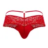 CandyMan String Dentelle à Lacets ATARGIS Rouge
